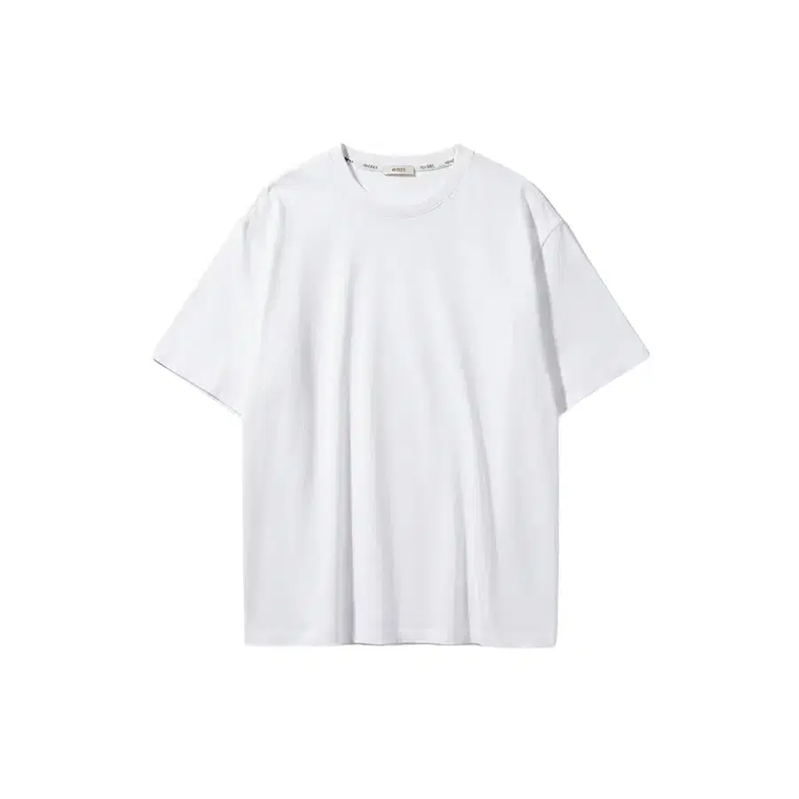 남성 L-XL/ 게스 화이트 심플 반팔티셔츠