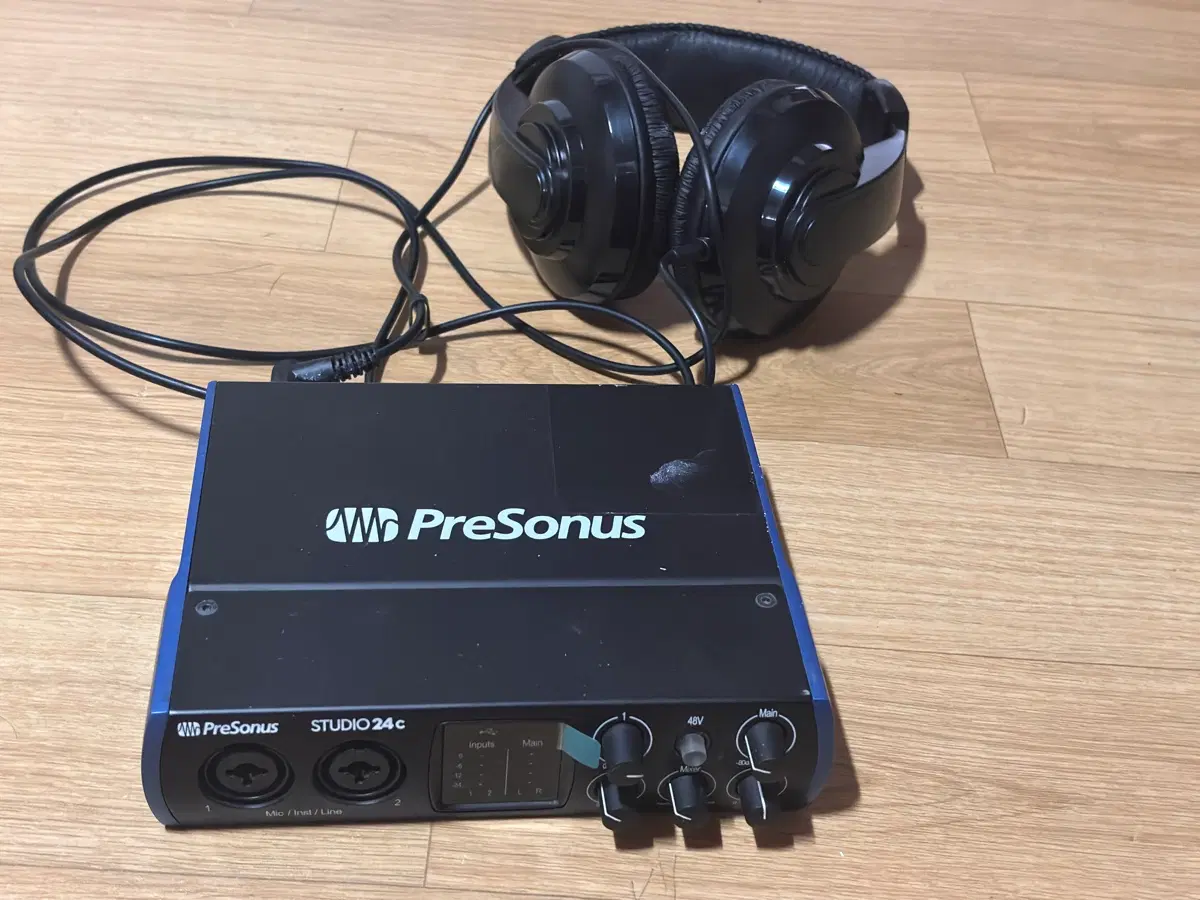 프리소너스(PreSonus) Studio 24c 헤드폰 오인페 세트