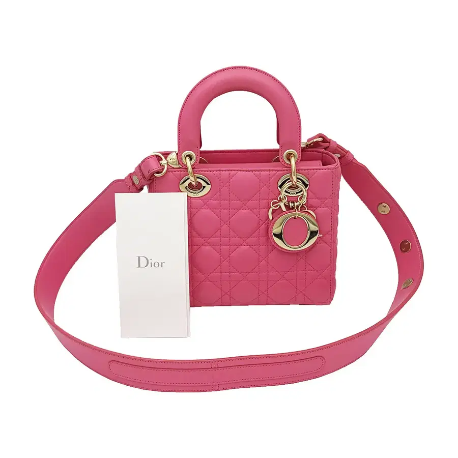 크리스찬디올 Dior M05380ONGE 핑크 까나주 스몰 레이디백