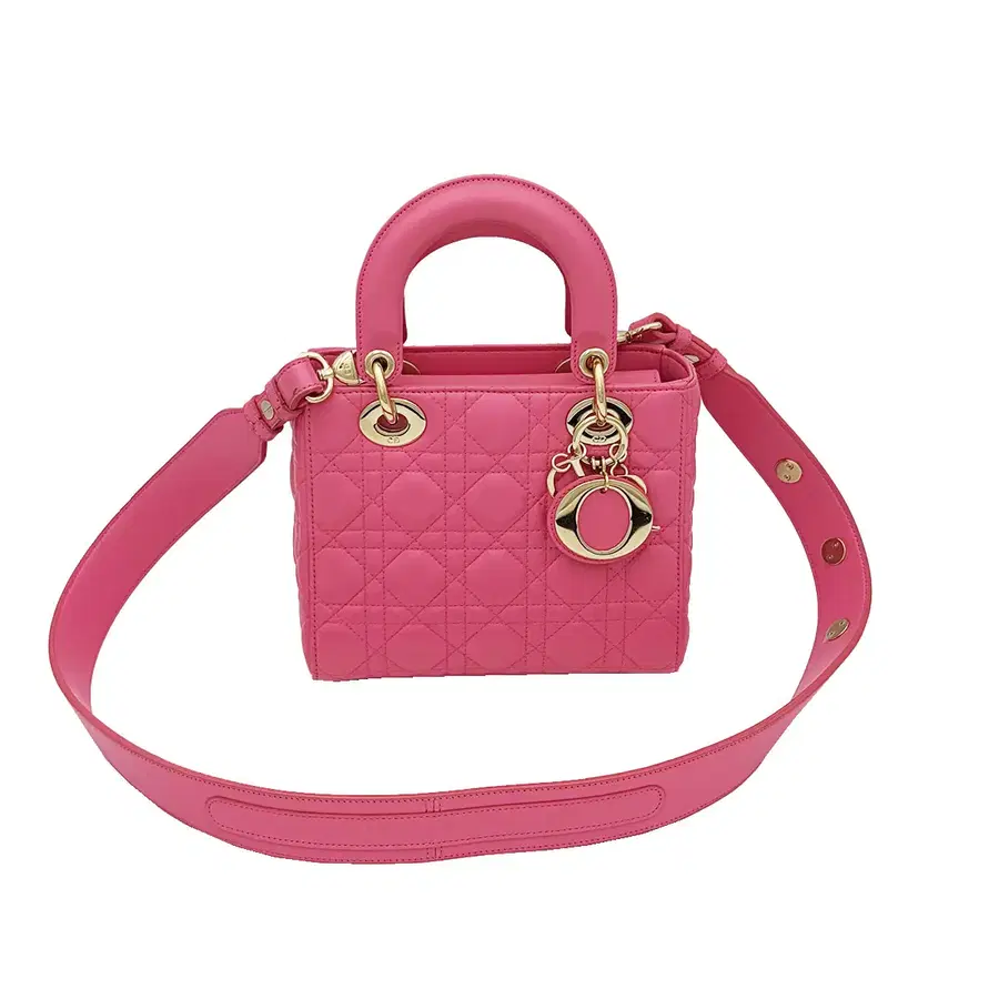 크리스찬디올 Dior M05380ONGE 핑크 까나주 스몰 레이디백