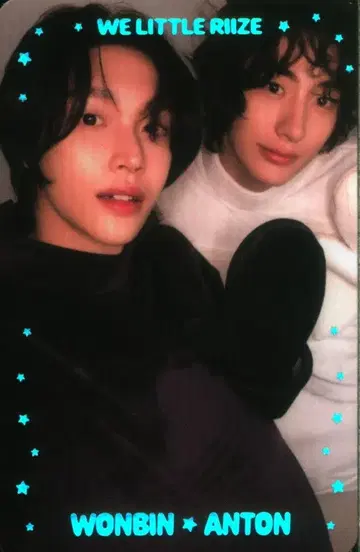 RIIZE RANDOM TRADING CARD SET WONBIN/ANTON WE LITTLE RIIZE@RIIZE PARK POP UP B/SP