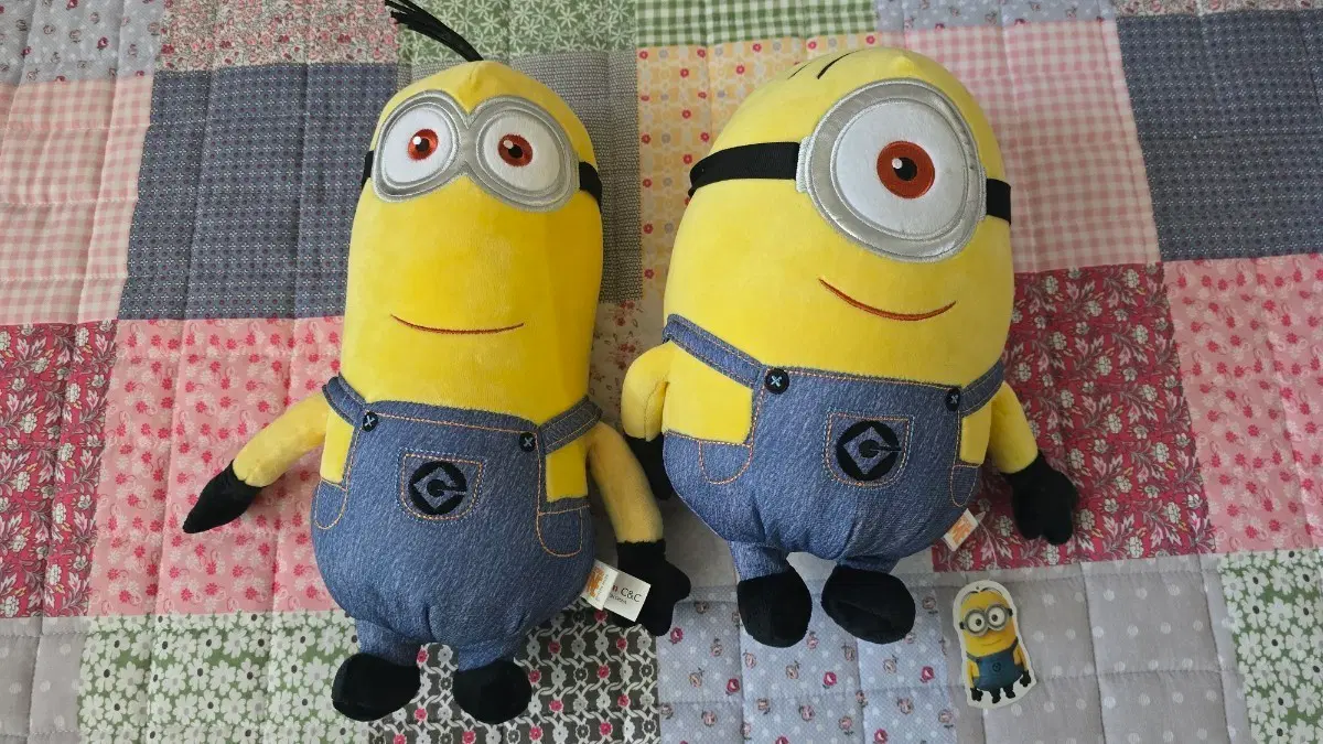 미니언즈 25cm 정품 인형 미사용 2개 일괄