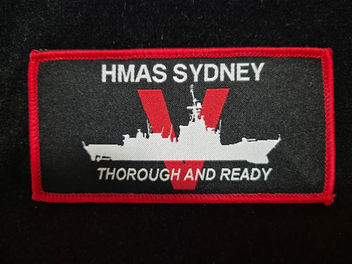 호주 해군 HMAS SYDNEY 밀리터리 와펜 패치