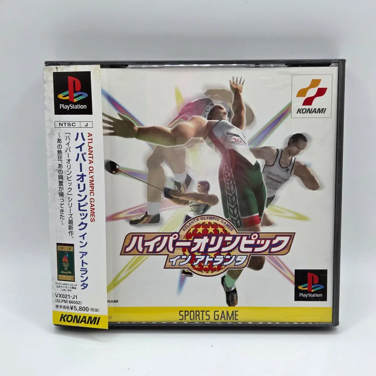 [일판] PS1 하이퍼 올림픽 인 아틀란타 일본판 플스 플1 플스1 중고 타이틀 게임 (1231)