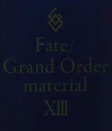 TYPE MOON TYPE MOON Fate/Grand Order material XIII 13