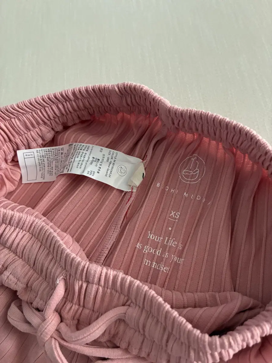 부디무드라 Rib jogger pants