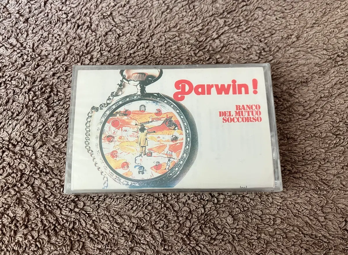 70년대 이태리의 전설적인 프로그레시브 록 밴드 방코 Darwin! 앨범 국내 라이센스 미개봉 카세트테이프