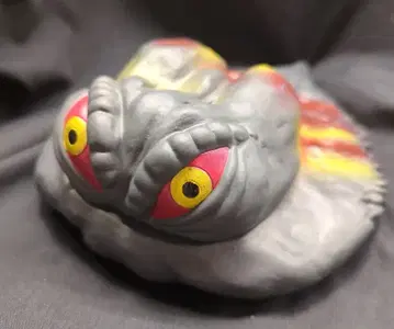 마미트 소프트 비닐 라이프의 멋진 괴수 군단 자이언트 헤도라 비행 형태 그레이 성형/브라운/노랑/눈 빨간색/금색/블랙