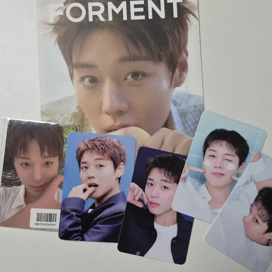 박지훈 메이크프렘 포카 + 포맨트 포카 + 팜플렛 일괄