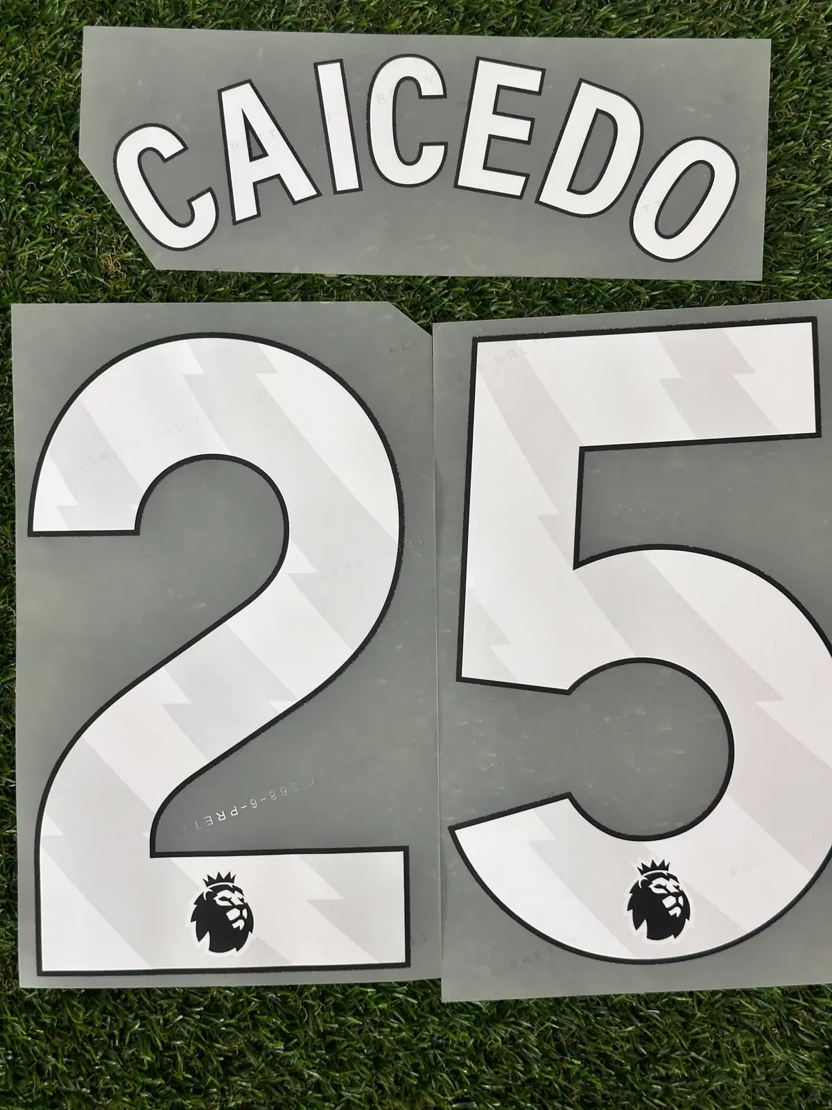 [자컷] 25-27 첼시 홈 EPL 카이세도 CAICEDO 25 유니폼 네임셋 마킹지