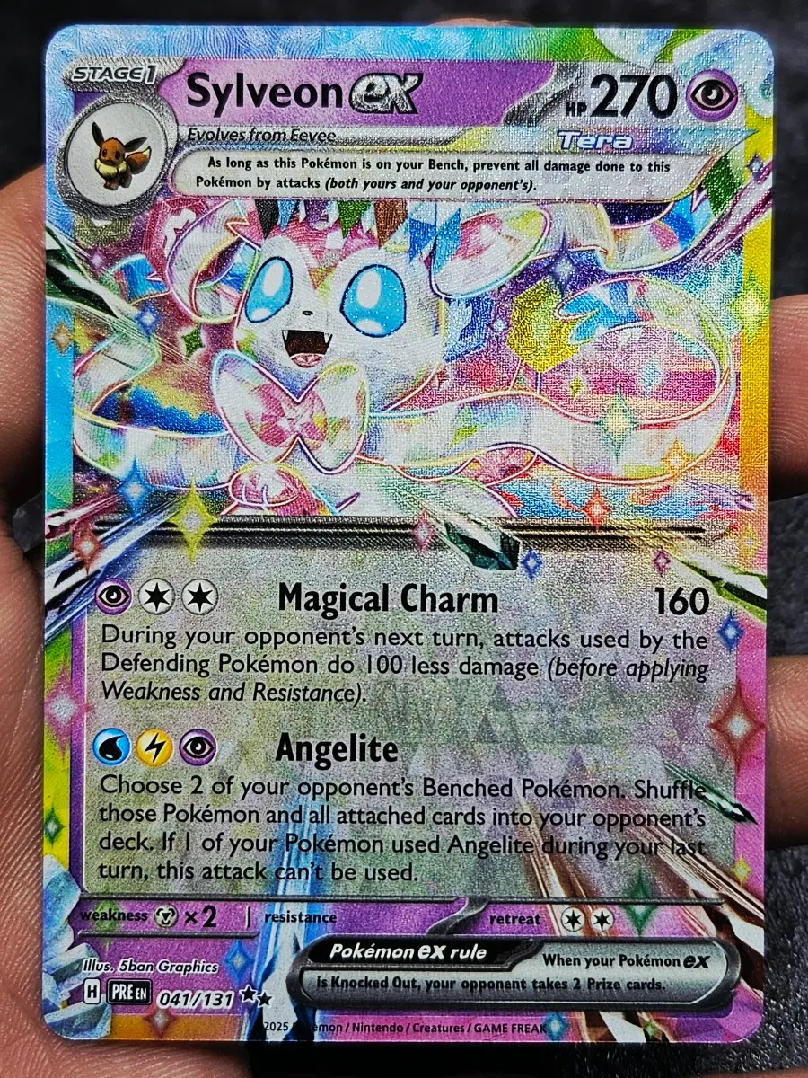 영문판 Sylveon(님피아) ex 041/131