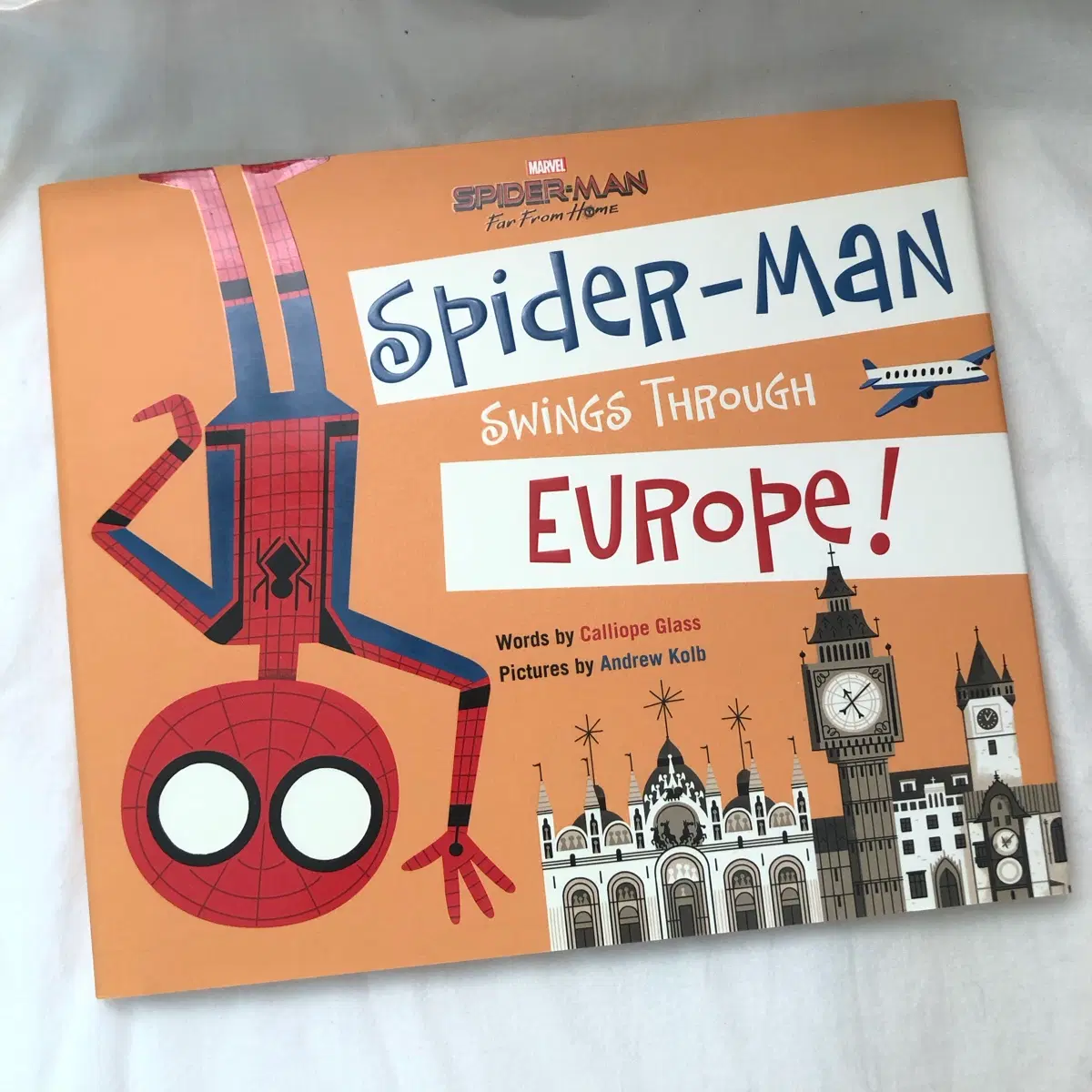 마블 스파이더맨 책 원서 [Spider-Man Swings Through Europe!]