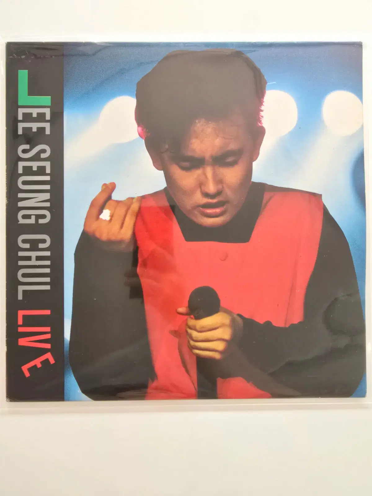 이승철 LP / 이승철 - JEE SEUNG CHUL LIVE (소녀시대, 안녕이라 말하지마)/ 가사집 있음/ EX+,EX