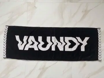 Vaundy 로고 타월 블랙