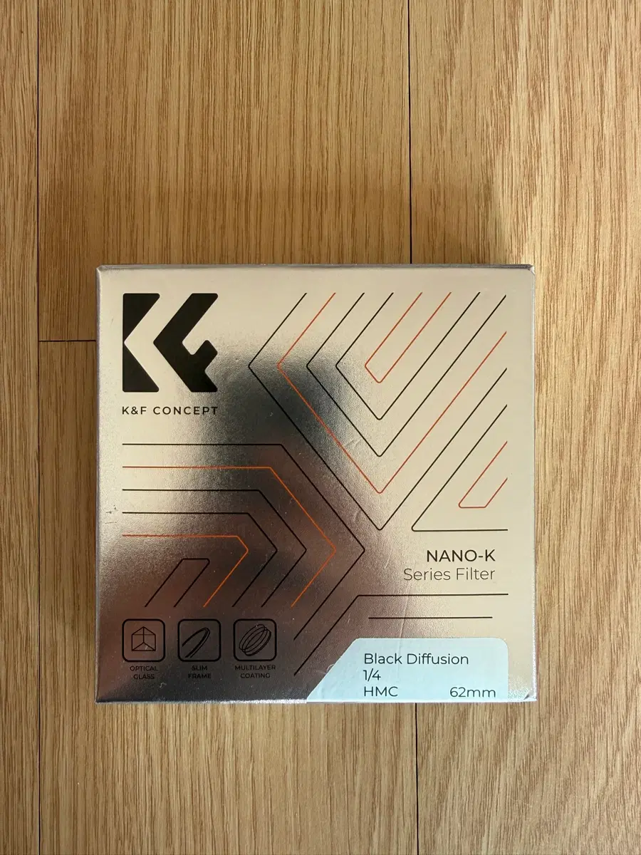 K&F CONCEPT NANO-K 블랙미스트 필터 62mm 1/4