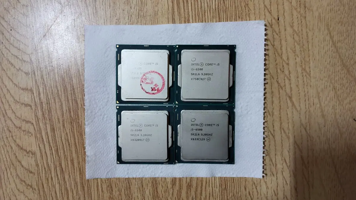컴퓨터 6세대 CPU i5 6500 4개 일괄판매
