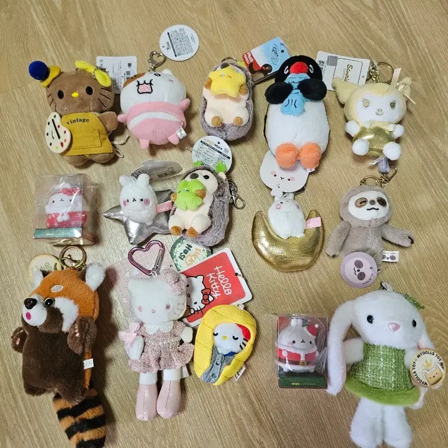 산리오 쿠로미 폼폼푸린 인형 키링
