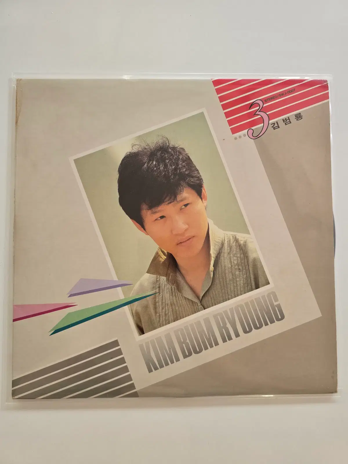 김범룡 LP / 김범룡 3집 - 안녕이라 하지 마, 나는 나그네, 내 사랑 모니카 /A안: EX+, B안:스크레치, 3번정도 튐
