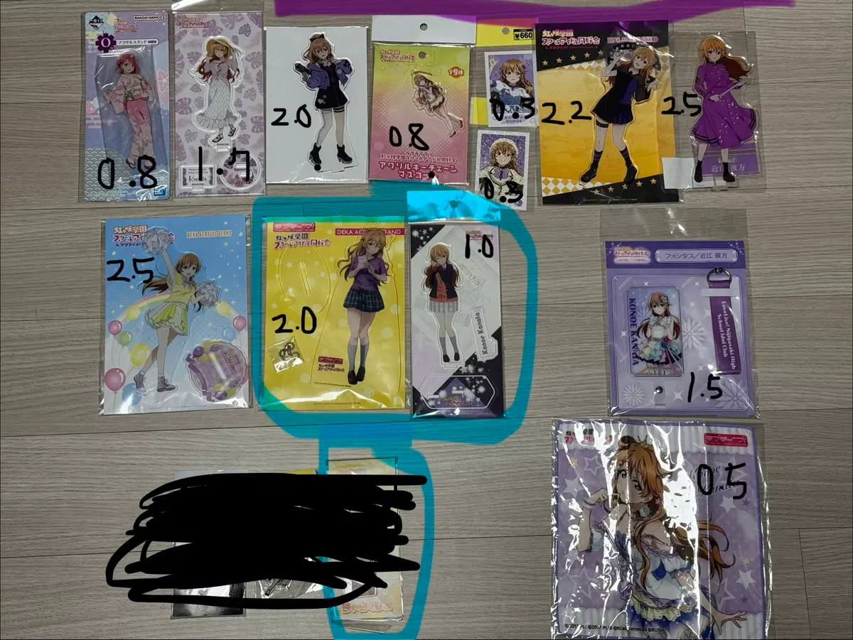 러브라이브 니지가사키 코노에 카나타 굿즈