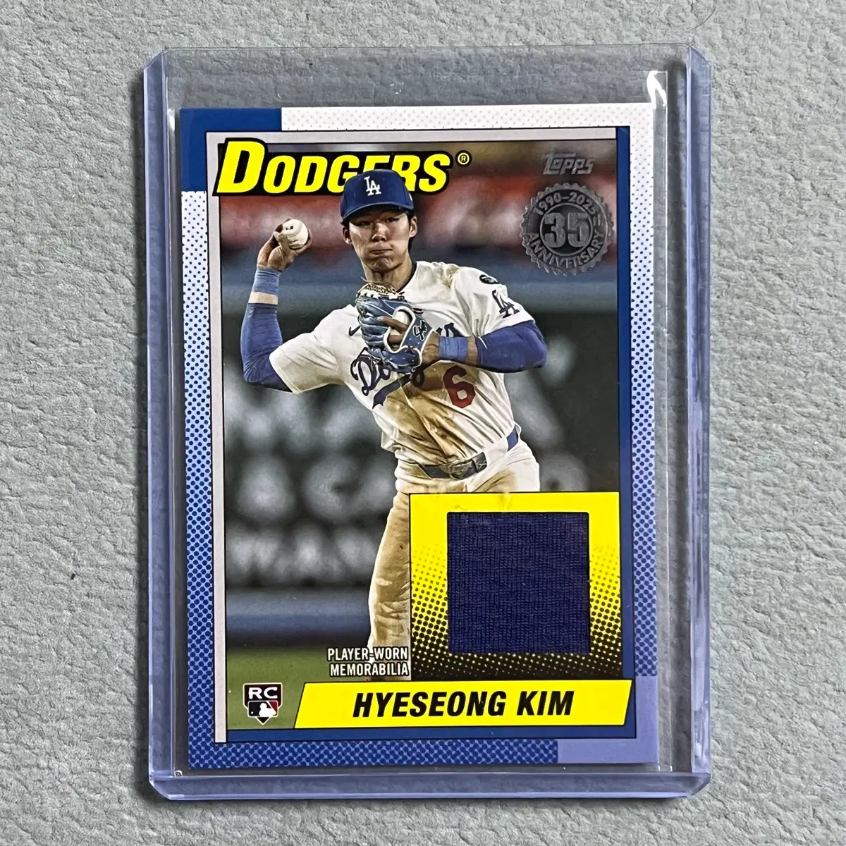 MLB)2025 탑스 LA다저스 김혜성 렐릭
