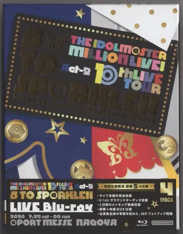 라이브/이벤트 Blu-ray THE IDOLM@STER MILLION LIVE! 10thLIVE TOUR Act-2 5 TO SP@RKLE!! LIVE Blu-ray