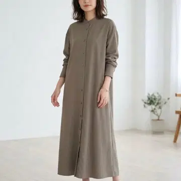 오파크 클립 밴드 카라 스탠드 카라 L 원피스 DMW