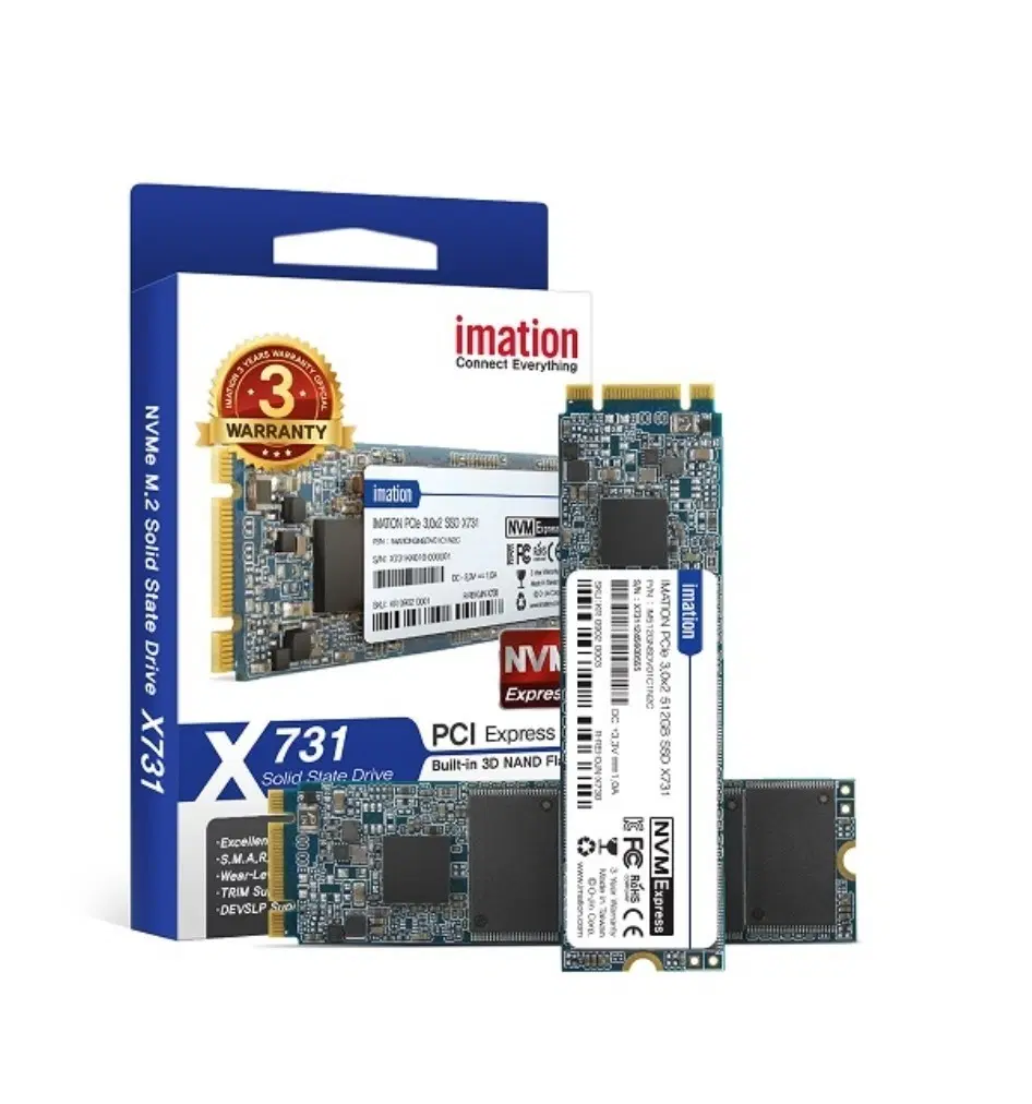 이메이션 NVMe M.2 SSD X731 256GB