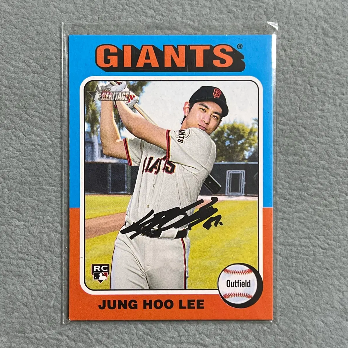 MLB)2024 탑스 SF자이언츠 이정후 인쇄 오토