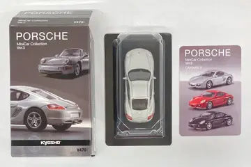 교쇼 1/64 포르쉐 미니카 컬렉션 3 CAYMAN S (실버)