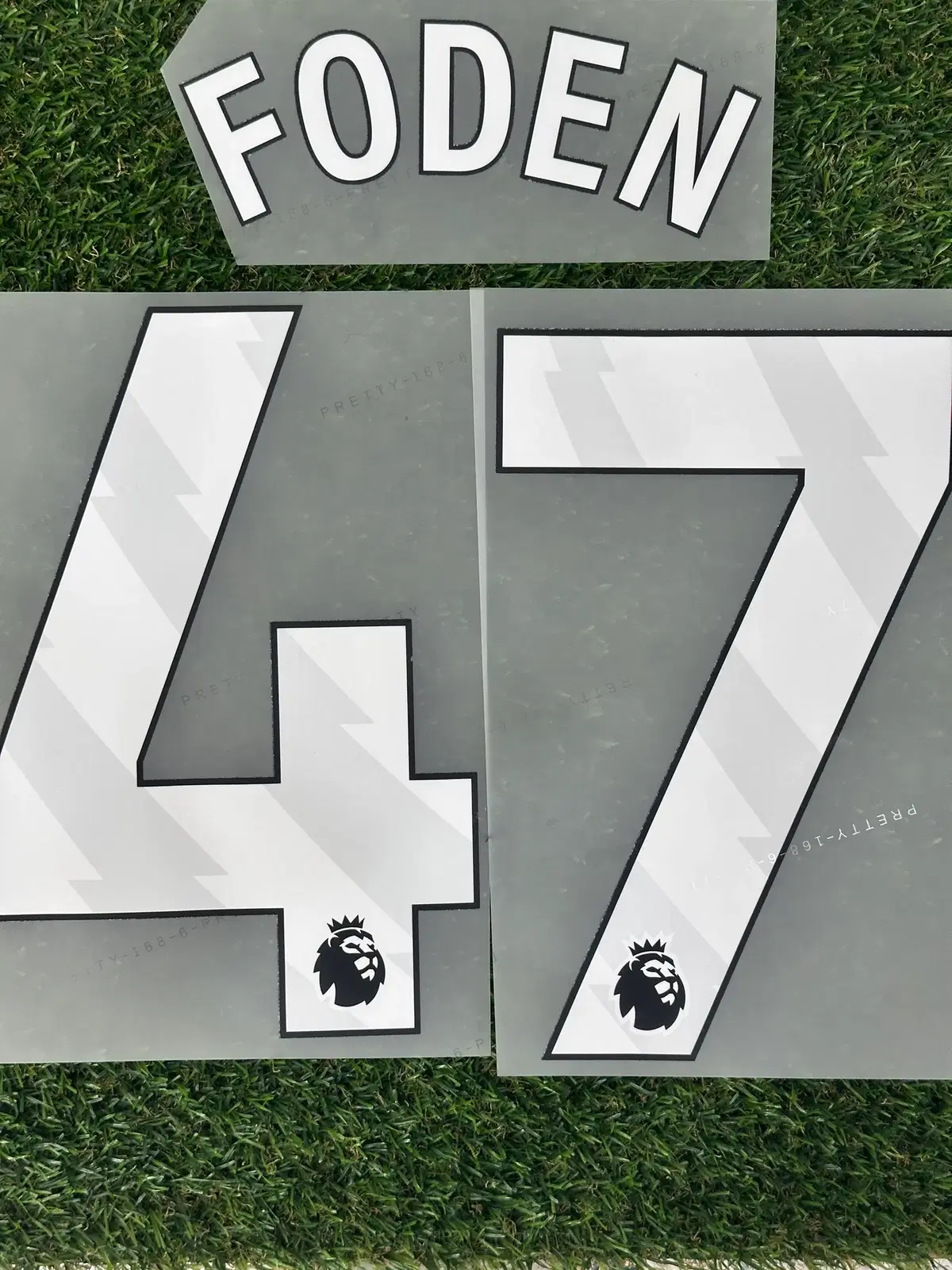 [자컷] 23-27 맨시티 홈 EPL 포든 47 유니폼 네임셋 마킹지
