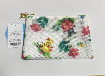 페이러 하이디 메쉬 파우치 S 화이트