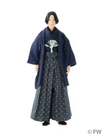 새상품 반려동물 웍스 육분의일 남자 도감 에이트 하카마 스타일 창 블랙