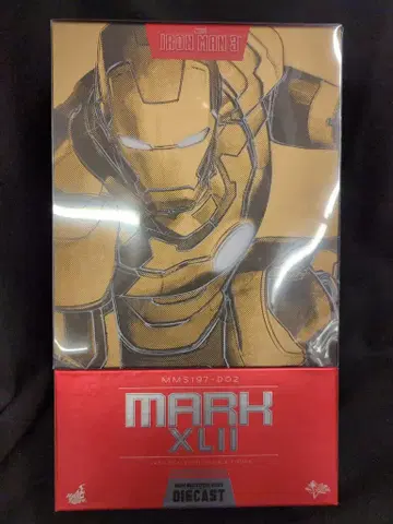 HOTTOYS MOVIE MASTERPIECE DIECAST IRON MAN MARK 42 / DIECAST MMS197D0