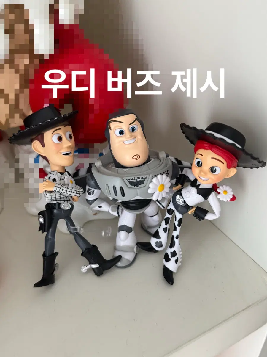 토이스토리X피스마이너스원 미니 피규어 3종세트