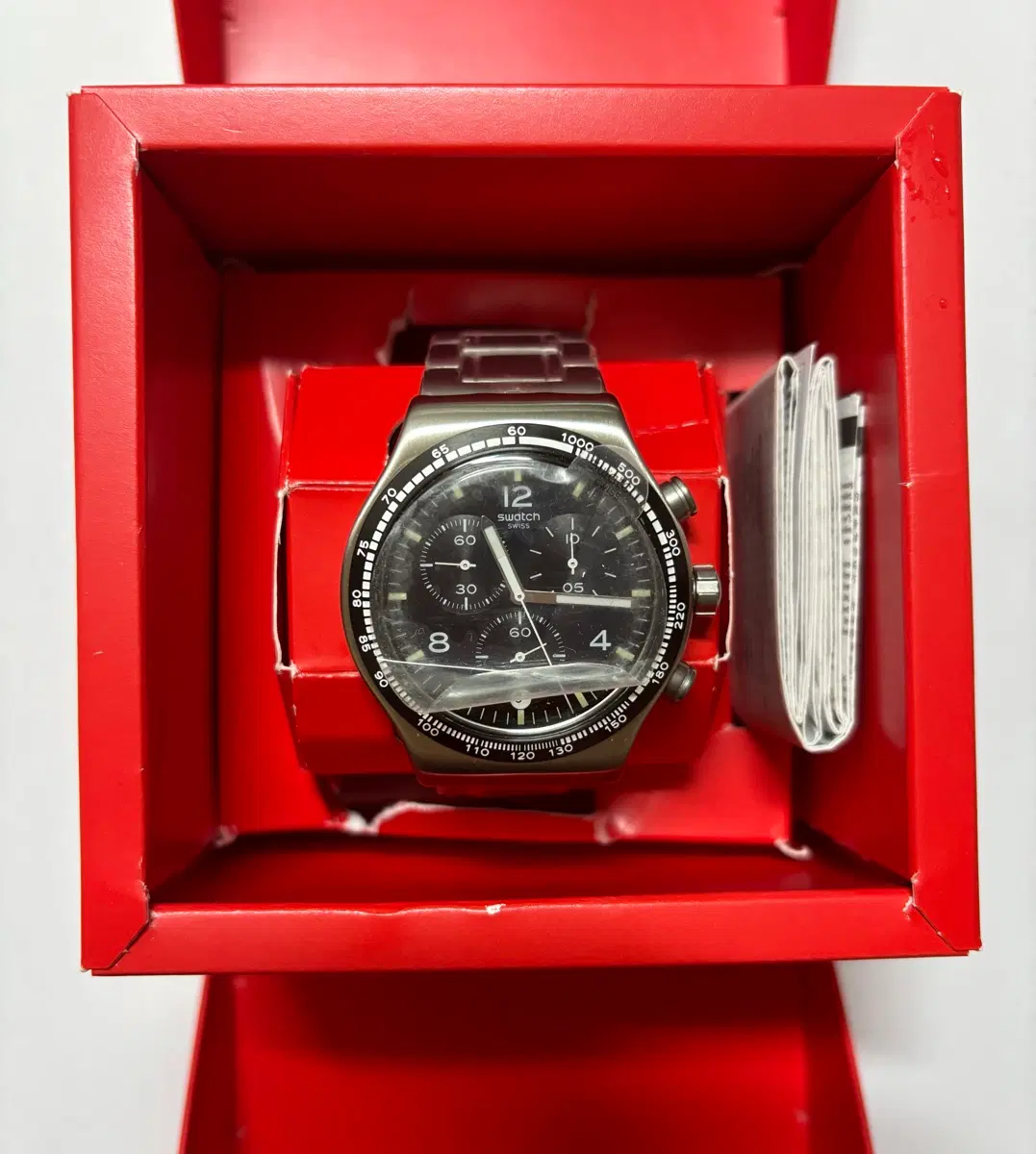 SWATCH NIGHTFLIGHT 스와치 나이트 플라이트 YVS444GC