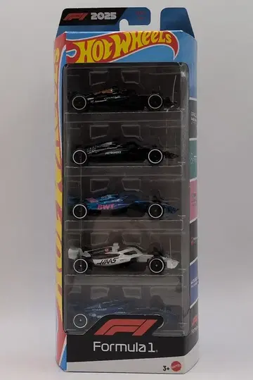 MATTEL 핫휠 기프트 팩 2025 포뮬러 1 5팩 JLN11