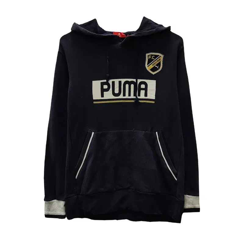PUMA 퓨마 FC 빈티지 블랙 후드티 150