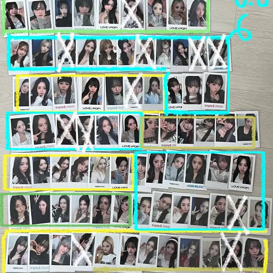 트리플에스 팬싸 특전 미공포 폴라 포카 양도 판매 tripleS