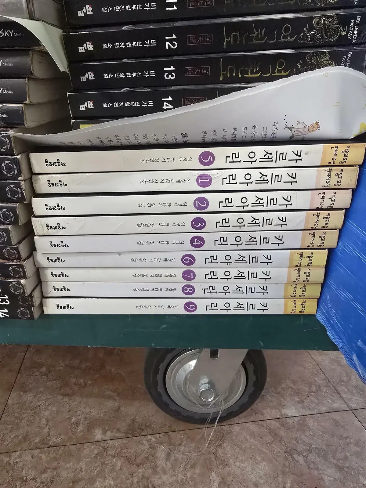 카르세아린 자음과모음 1-9권(완결) 세트 소설책 중고책