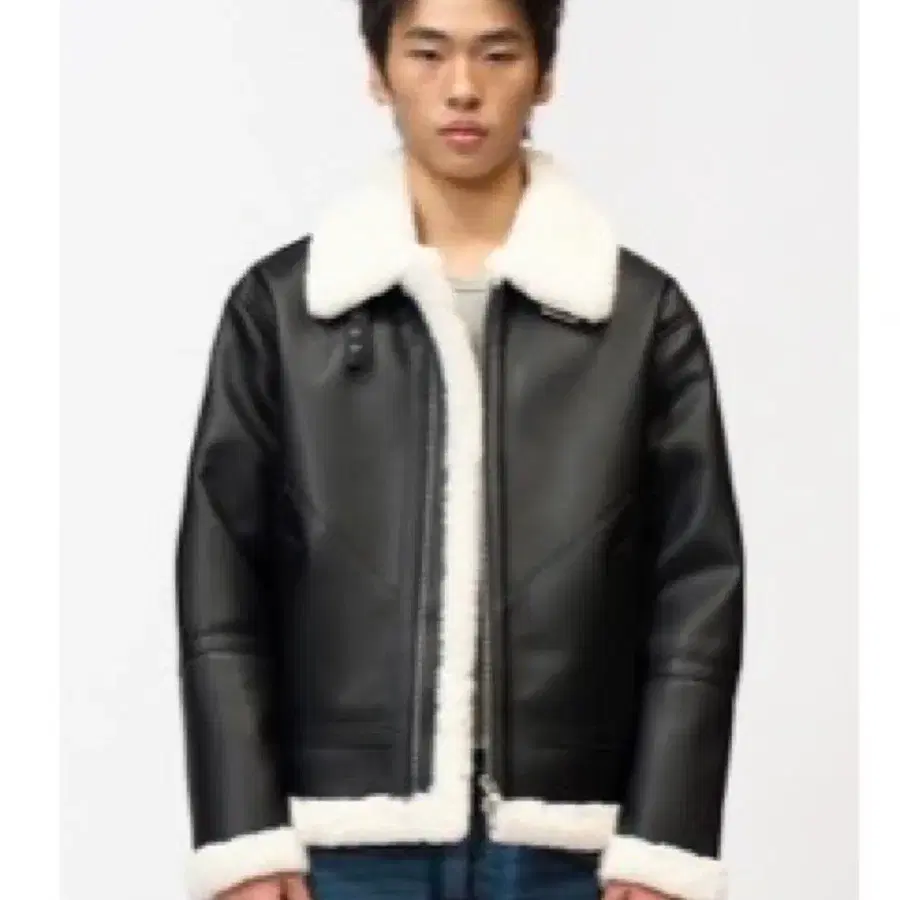 도프제이슨 솔리드 무스탕 블랙 XXL