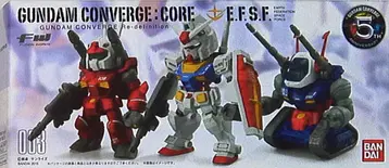 반다이 FW GUNDAM CONVERGE CORE 연방군 3체 세트 (건캐논, 건담, 건탱크)