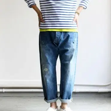 오디너리 핏츠 루즈 앵클 데님 리메이크 (30)