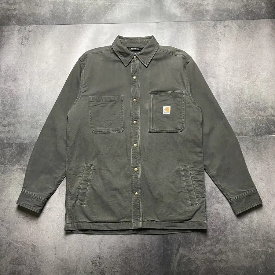 CARHARTT 칼하트 그레이 플란넬라이닝 워크자켓 A01415
