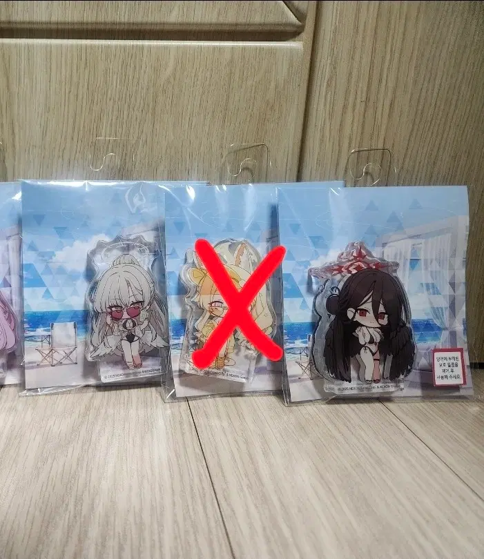 블루아카이브 샬레스토어 나기사,하스미 아크릴 미니픽