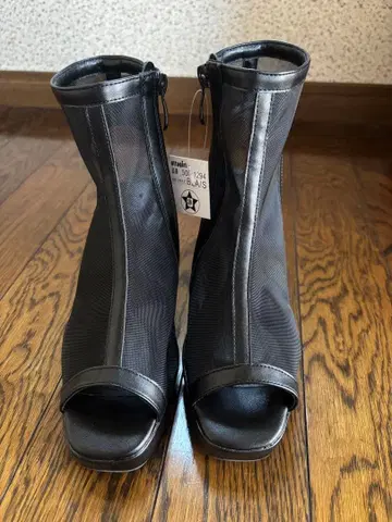 attagirl 메쉬 샌들 부츠 블랙 S