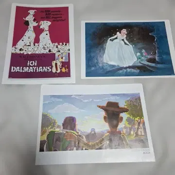 디즈니 아트 컬렉션 액자 그림 시리즈 B4 포스터 80매 세트