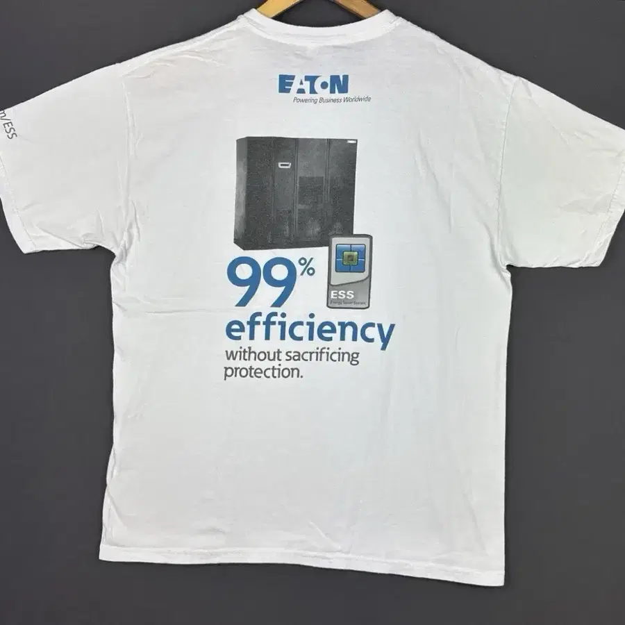 00s 빈티지 Eaton UPS 프로모 티셔츠