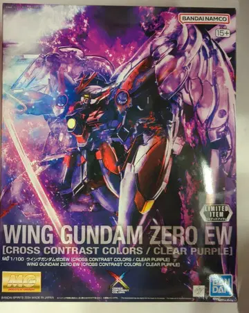 BANDAI SPIRITS MG 1/100 기동전사 건담 W 윙건담 제로 EW [CROSS CONTRAST COLORS / CLEAR PURPLE] LIMITED