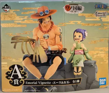 BANDAI SPIRITS 제일복권 원피스 와노쿠니편 제2막 A상 에이스&국자 Emorial Vignette