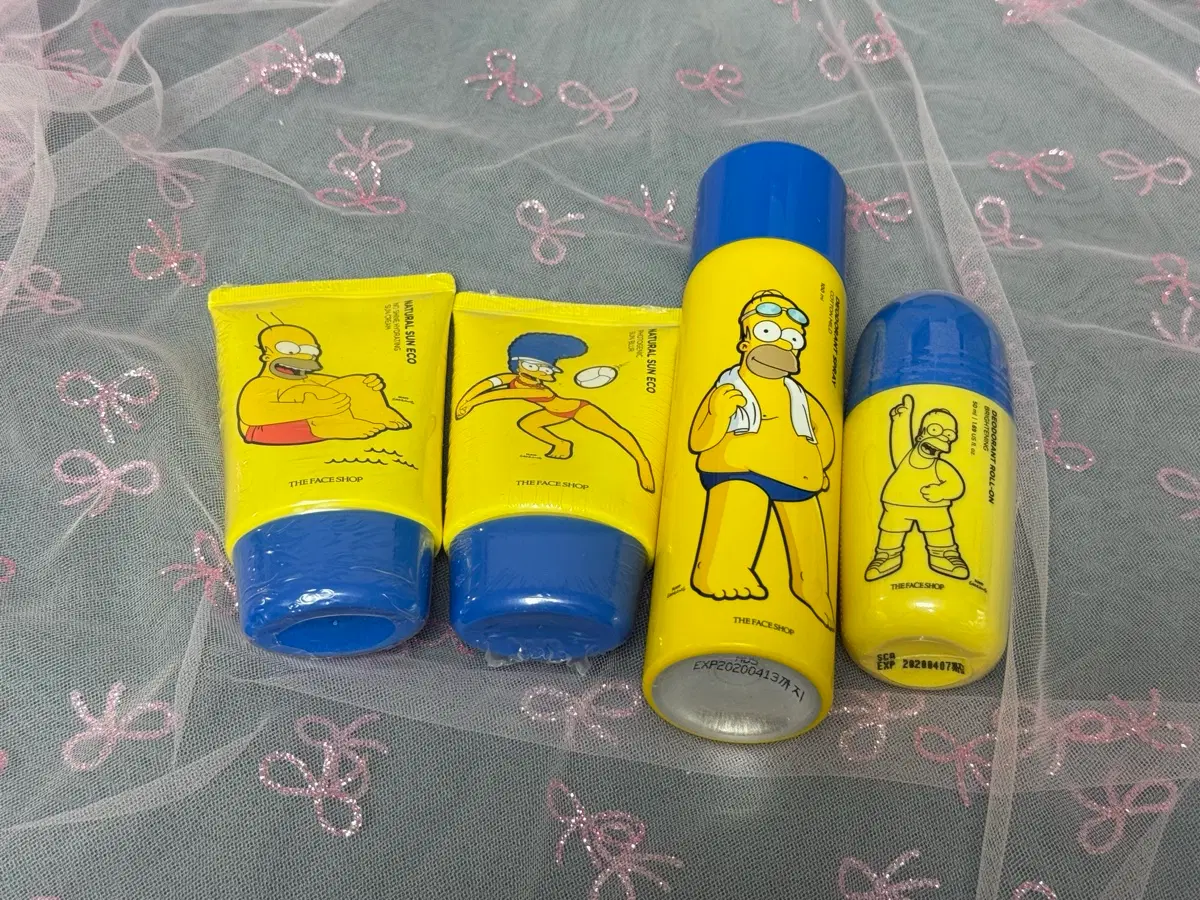 심슨 더 페이스샵 에디션 콜라보 선크림
